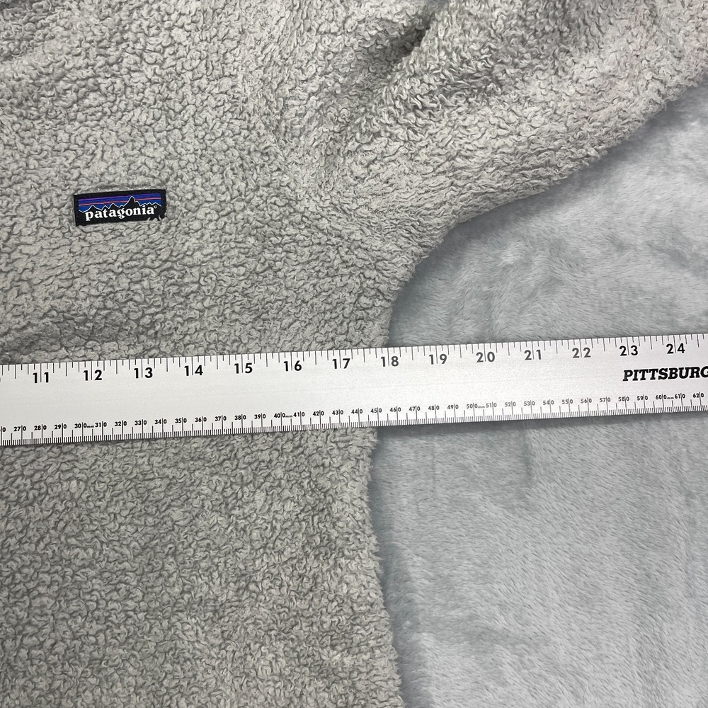 Patagonia Worn Wear Los Gatos Sweater Womens Small Gray Fleece Cozy Warm 1/4 Zip - Picture 3 of 7